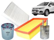 Kit Filtros Tracker 1.4 Turbo 150cv 2017 2018 2019 2020 WEGA / FRAM