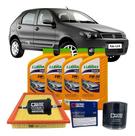 Kit filtros troca de oleo fiat palio/siena/strada 1.8 8v
