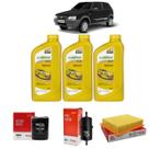Kit Filtros + Troca Óleo Fiat Uno Fiorino Fire Lubrax 15w40