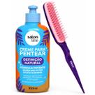 Kit Finalização De Cachos: Creme Para Pentear Salon Line Definição Natural 300ml e Pente Fitagem Ricca Kit Finalização De Cachos: Creme Para Pentear Salon Line Definição Natural 300ml e Pente Fitagem Ricca