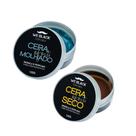Kit Finalização Masculina We Black - Cera Efeito Seco e Molhado para Estilização Completa