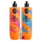 Kit Finalização Se Curve Creme Finalizador + Modelador De Cachos 500ml Haskell + Presente Lourre 15ml