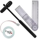 Kit Fisioterapia Goniometro Grande Martelo Buck Estagio
