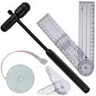 Kit Fisioterapia Goniometro Grande + Martelo Buck