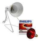 Kit Fisioterapia Lamp. Philips 150w + Suporte Infra 110V Kit Fisioterapia Lamp. Philips 150w + Suporte Infra 110V