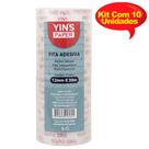 Kit Fita Adesiva Transparente 12mm X 30M Com 10 Unidades