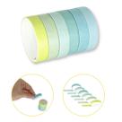 Kit Fita Adesiva Washi Tape Scrap Verde Candy 2m 6 Unidades