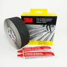 Kit Fita Antiderrapante Preta 50x20m + 2 Vedador de Borda 3M Kit Fita Antiderrapante Preta 50x20m + 2 Vedador de Borda 3M