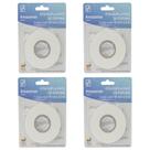 Kit Fita Dupla Face De Espuma 1,8 cm x 3 Metros Com 4 Rolos