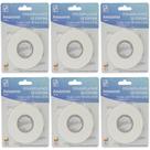 Kit Fita Dupla Face De Espuma 1,8 cm x 3 Metros Com 6 Rolos