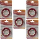 Kit Fita Dupla Face Super Forte 1,8 cm x 2 Metros 5 Unidades