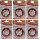 Kit Fita Dupla Face Super Forte 1,8 cm x 2 Metros 6 Unidades