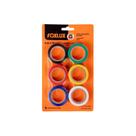 Kit fita isolante com 6 cores 5m 0,15mmx19mm - foxlux