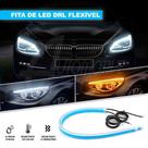 Kit Fita Led DRL + Pisca Seta Sequencial 12v 45cm