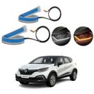 Kit Fitas Led DRL Farol + Seta 12v 45cm Captur 2007 2008 2009 2010 2011 2012 2013 2014 2015 até 2023