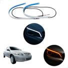 Kit Fitas Led DRL Farol + Seta 12v 45cm Celta 2000 2001 2002 2003 2004 2005 2006 2007 2008 2009 2010 2011 até 2016