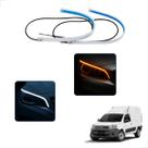 Kit Fitas Led DRL Farol + Seta 12v 45cm Fiorino 2004 2005 2006 2007 2008 2009 2010 2011 2012 2013
