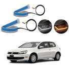 Kit Fitas Led DRL Farol + Seta 12v 45cm Golf MK5 2007 2008 2009 2010 2011 2012 2013