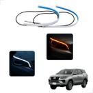 Kit Fitas Led DRL Farol + Seta 12v 45cm Hilux SW4 2005 2006 2007 2008 2009 2010 2011 2012 2013 2014 2015