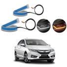 Kit Fitas Led DRL Farol + Seta 12v 45cm Honda City 2013 2014 Kit Fitas Led DRL Farol + Seta 12v 45cm Honda City 2013 2014