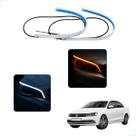 Kit Fitas Led DRL Farol + Seta 12v 45cm Jetta 2011 2012 2013
