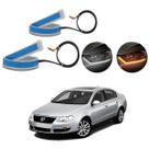 Kit Fitas Led DRL Farol + Seta 12v 45cm Passat 2006 2007 2008 2009 2010 2011 2012 2013 2014 2015 2016 2017 até 2023