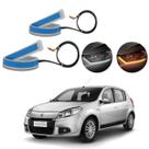 Kit Fitas Led DRL Farol + Seta 12v 45cm Sandero 2011 2012 2013 2014 2015 2016 2017 2018 2019 2020 2021