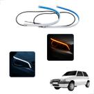 Kit Fitas Led DRL Farol + Seta 12v 45cm Uno 1991 1992 1993 1994 1995 1996 1997 1998 1999 2000 2001 2002 2003