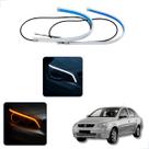 Kit Fitas Led DRL Farol + Seta 12v 60cm Corsa Sedan 1996 1997 1998 1999 2000 2001 2002