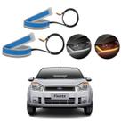 Kit Fitas Led DRL Farol + Seta 12v 60cm Fiesta 2007 2008 2009 2010