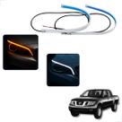 Kit Fitas Led DRL Farol + Seta 12v 60cm Frontier 1993 1994 1995 1996 1997 1998 1999 2000 2001 2002 até 2016