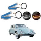 Kit Fitas Led DRL Farol + Seta 12v 60cm Fusca 1959 1960 1961 1962 1963 1964 1965 1966 1967 1968 1969 1970 até 1986