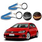 Kit Fitas Led DRL Farol + Seta 12v 60cm Golf MK7 2014 2015 2016 2017