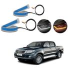 Kit Fitas Led DRL Farol + Seta 12v 60cm Hilux 2012 2013 2014 2015