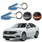 Kit Fitas Led DRL Farol + Seta 12v 60cm Jetta 2014 2015 2016 2017 2018 2019 2020 2021