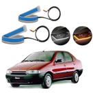 Kit Fitas Led DRL Farol + Seta 12v 60cm Siena 1996 1997 1998 1999 2000 2001 2002 Kit Fitas Led DRL Farol + Seta 12v 60cm Siena 1996 1997 1998 1999 2000 2001 2002