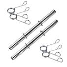 Kit Fitness Par de Barras Tubo Oca 40cm com Presilhas