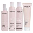 Kit Fix Fixador, Light Spray, Dark e Perfect Cream Rigolim