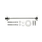 Kit Fixação Mictório Fm713 - Deca, Conjunto Metal Cromado Para Instalação De Mictórios M.713 E M.715