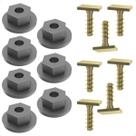 Kit Fixação Para-Lama Gm S10 2007 a 2013 - 1334445 - K25 Kit Fixação Para-Lama Gm S10 2007 a 2013 - 1334445 - K25