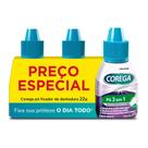 Kit Fixador de Dentadura Pó Corega Frasco 3 Unidades 22g Cada