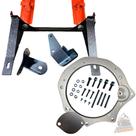 Kit Flange E Sub Chassis Para Adaptar Motor Ap Câmbio Fusca