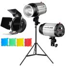 Kit Flash Godox Mini Pioneer 250di 110v 250w + Abas Colmeia 4 Gelatinas E Tripé