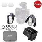 Kit Flash Macro Dental Duplo Godox Mf12-dk3 + Rádio Flash X3 Para Câmeras Canon Kit Flash Macro Dental Duplo Godox Mf12-dk3 + Rádio Flash X3 Para Câmeras Canon