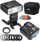 Kit Flash Macro Godox Mf12 Ttl Com Rádio Flash X2 Para Câmeras Canon