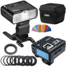 Kit Flash Macro Godox Mf12 Ttl Com Rádio Flash X2 Para Câmeras Sony