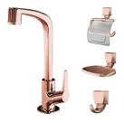 Kit Flatt 4 Peças Rose Gold - LORENZETTI Kit Flatt 4 Peças Rose Gold - LORENZETTI