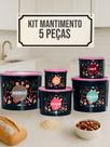 Kit Floral Premium Potes de Mantimento com Charme e Funcionalidade Kit Floral Premium Potes de Mantimento com Charme e Funcionalidade