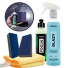 Kit Focus Vonixx + Glazy 500ml + Taco de Lona e Carpete + Pano Cadillac