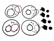 Kit Fogão Cooktop Fischer 4q Vedantes Eletrodos Interruptor